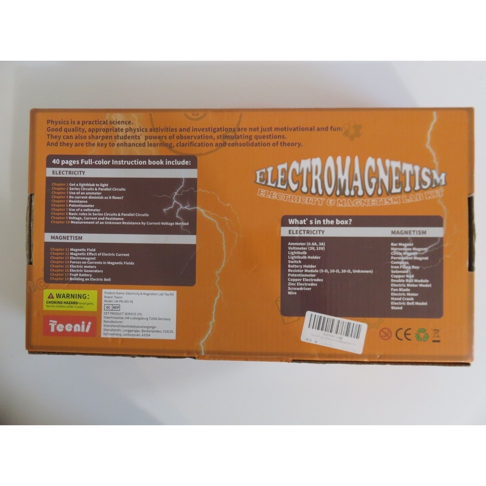 Electromagnetism Lab Kit Experiments Teenii Science Kit‎ Ages 8+ Homeschool - Picture 4 of 7